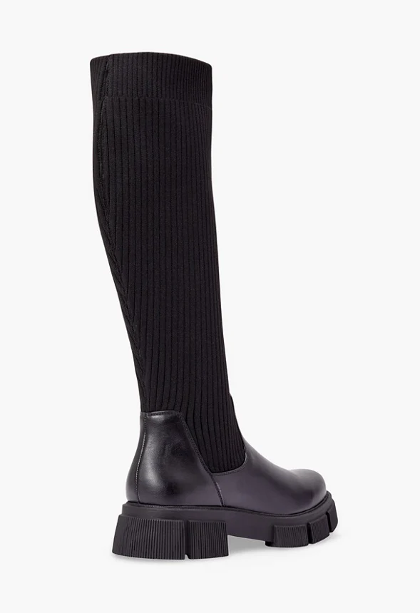 Toni Lug Sole Tall Boot - Image 3