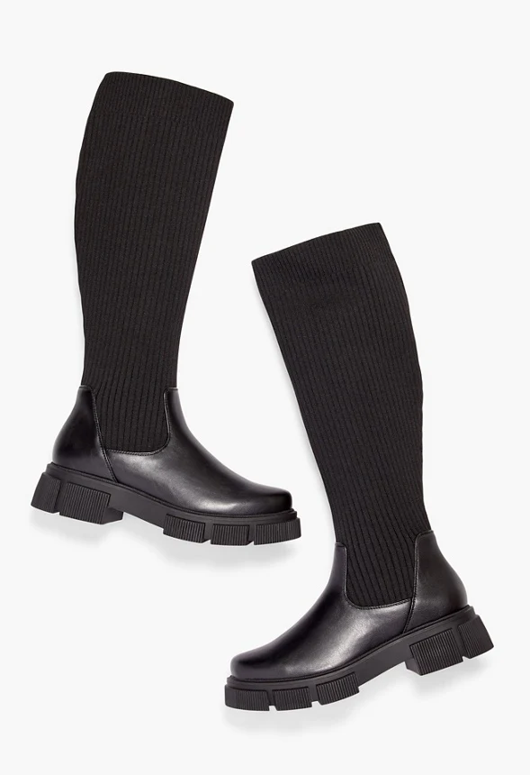 Toni Lug Sole Tall Boot - Image 6