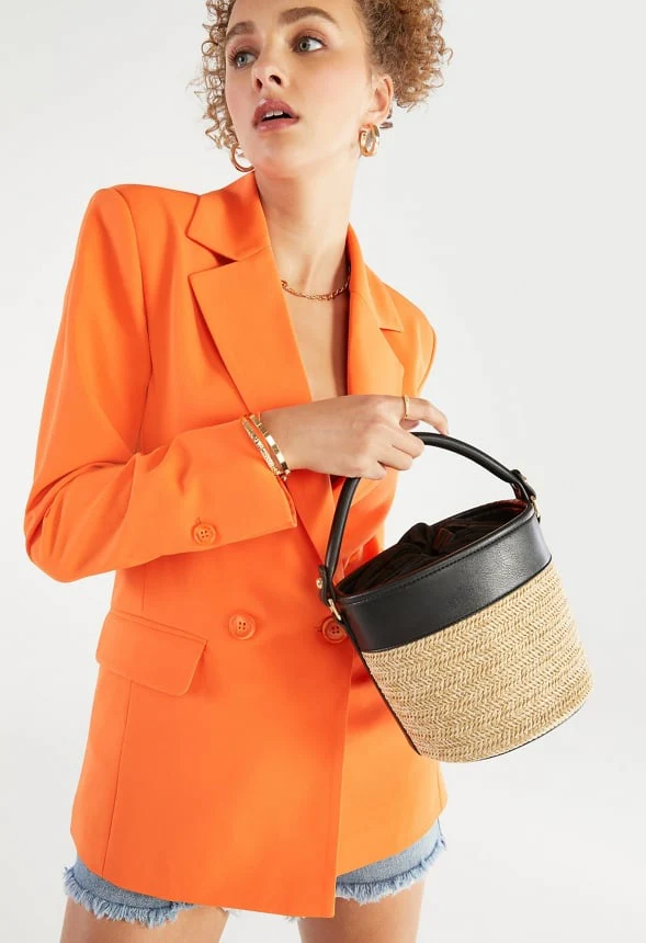 Top Handle Bucket Bag - Image 2