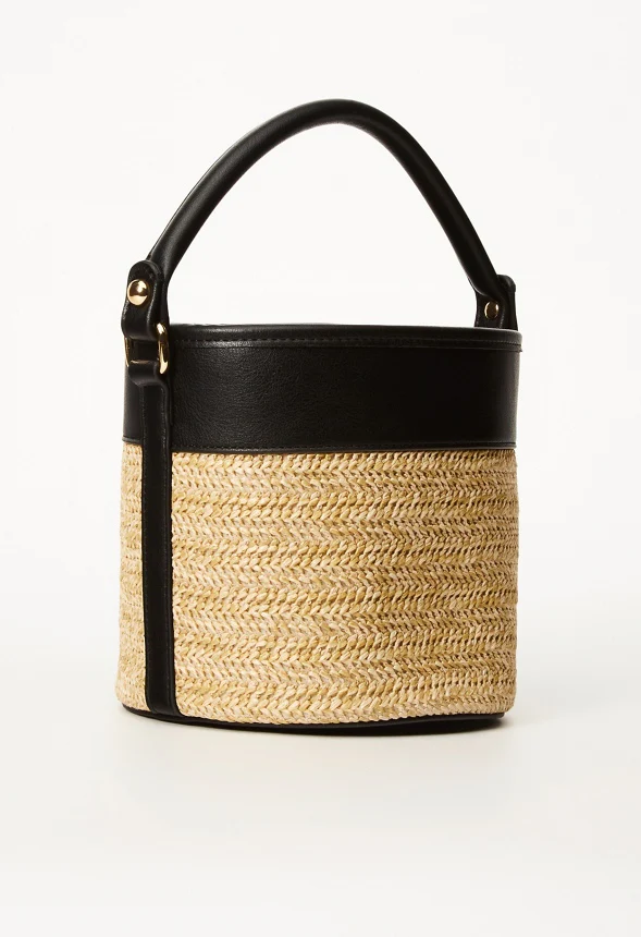 Top Handle Bucket Bag - Image 4