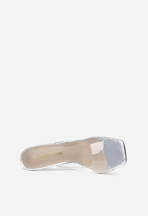 Transparent Stiletto Heel Sandal - Image 3