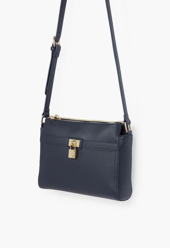 Travel Crossbody With Padlock - Image 4