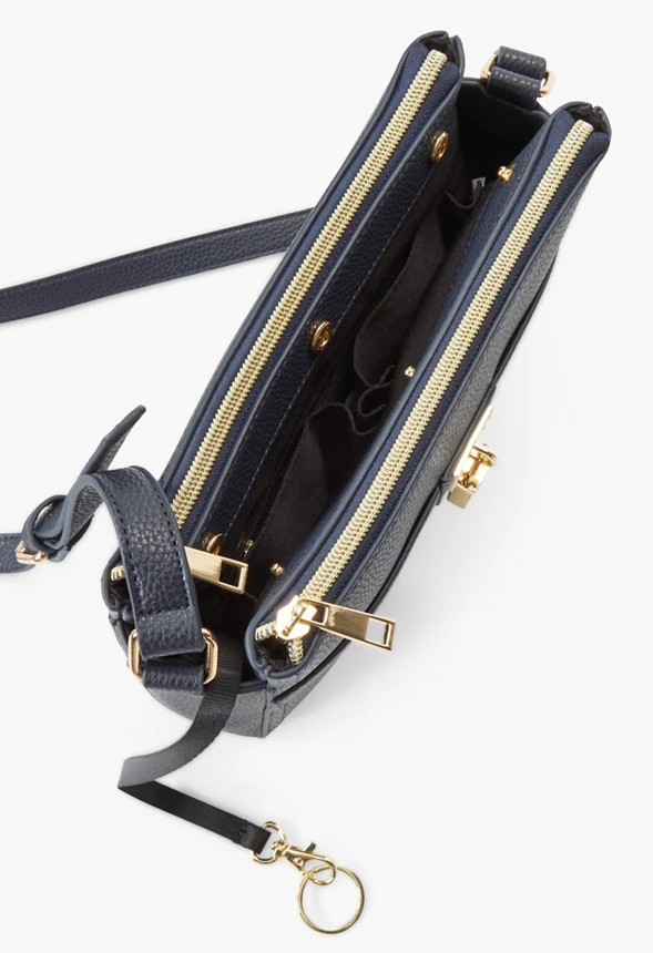 Travel Crossbody With Padlock - Image 5