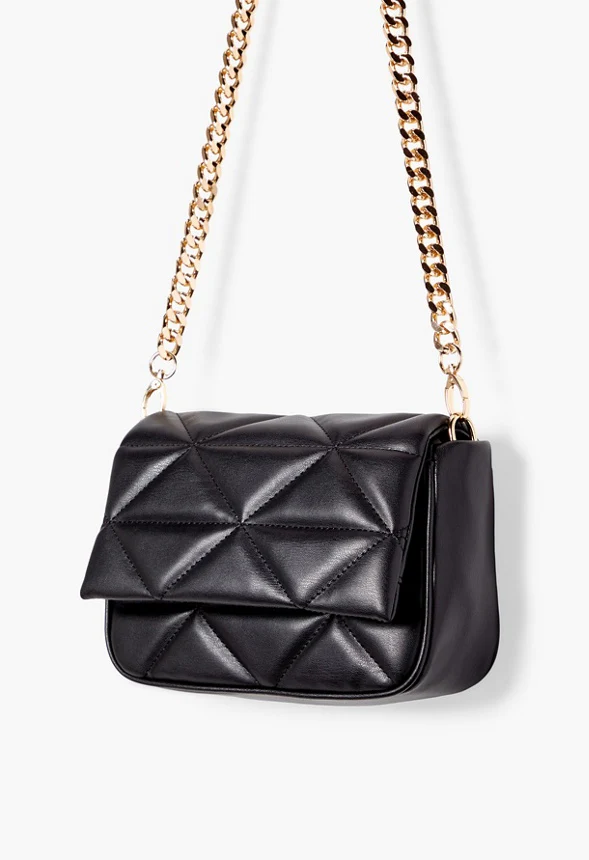 Triangle Quilted Crossbody - Image 4
