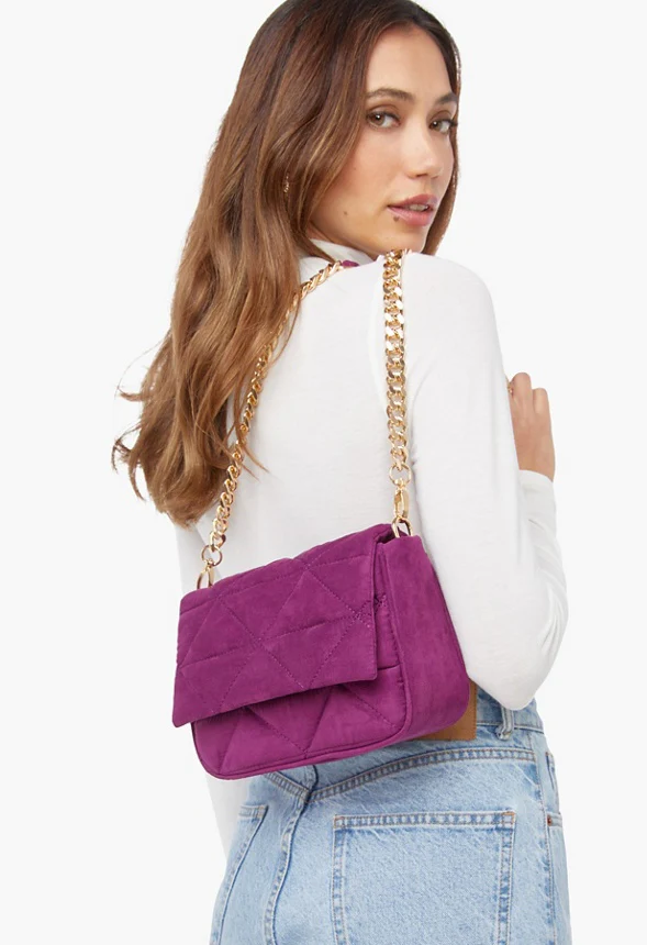Triangle Quilted Crossbody - Image 3