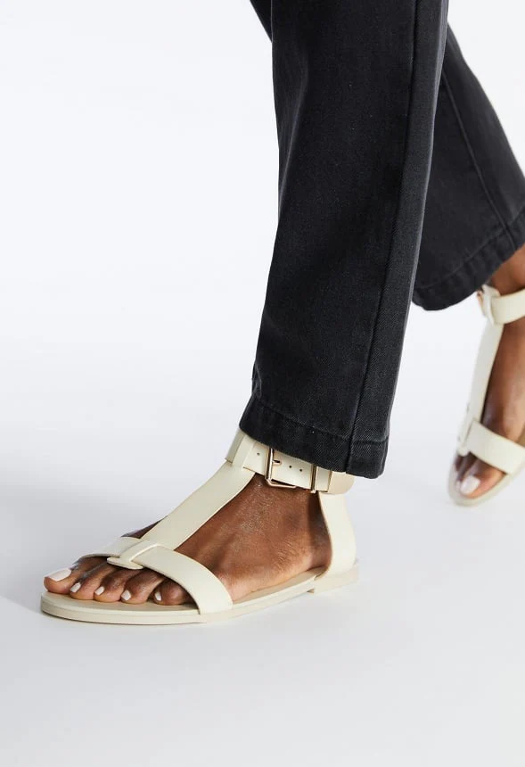 Troian Flat Sandal - Image 8