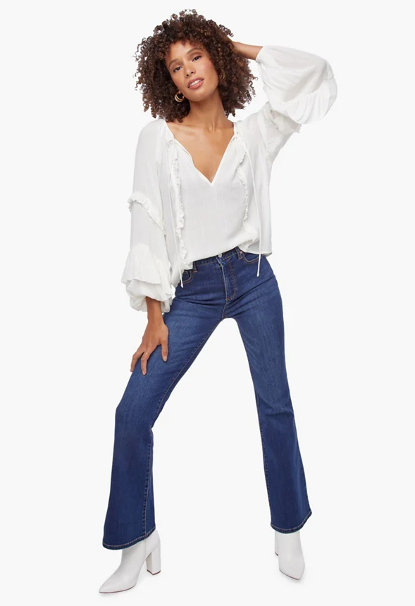 Tummy Tamer Flare Leg Jeans