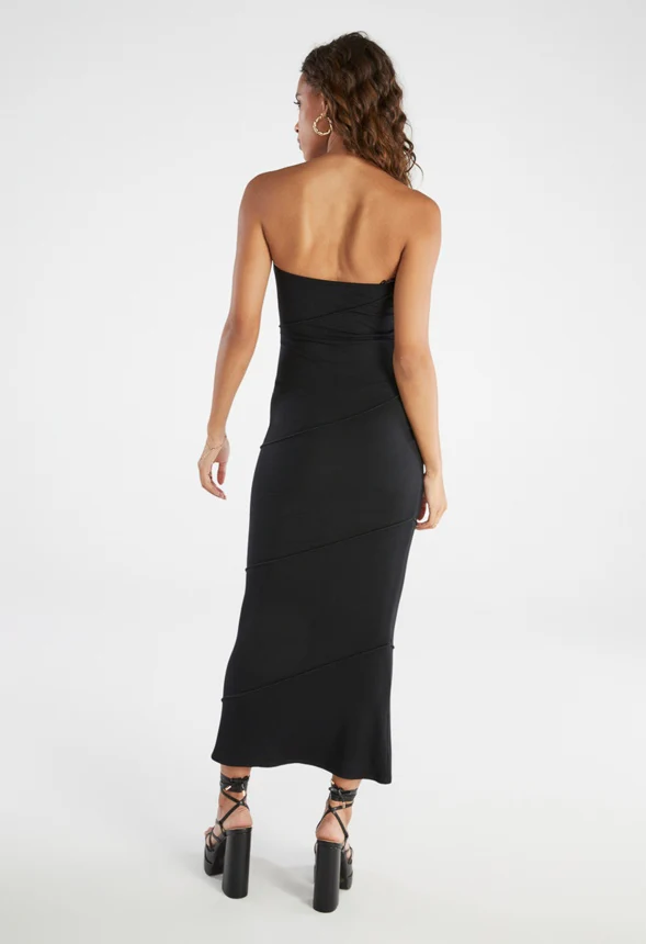 Tummy Tamer Ribbed Tube Dress - Image 3