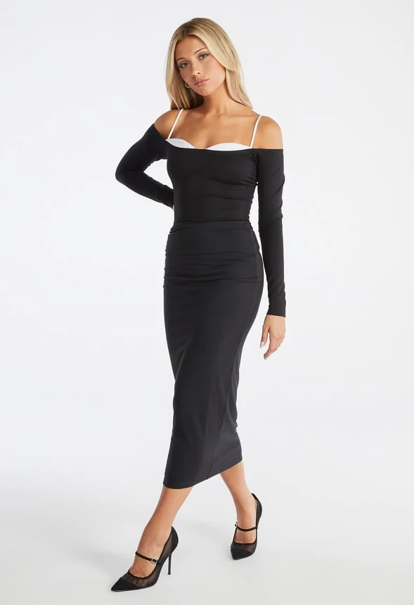 Tummy Tamer Tube Long Skirt - Image 4