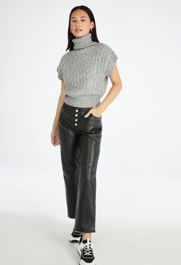 Turtleneck Sweater Vest - Image 4