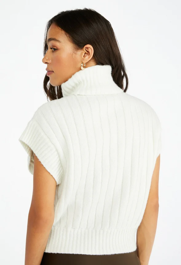 Turtleneck Sweater Vest - Image 2