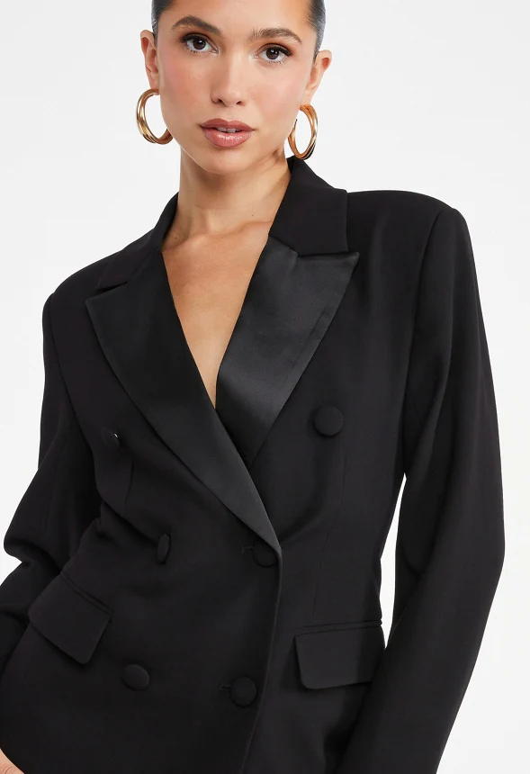 Tuxedo Satin Blazer - Image 3
