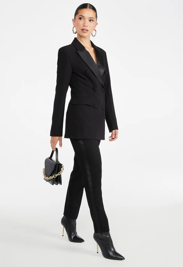 Tuxedo Satin Blazer - Image 8