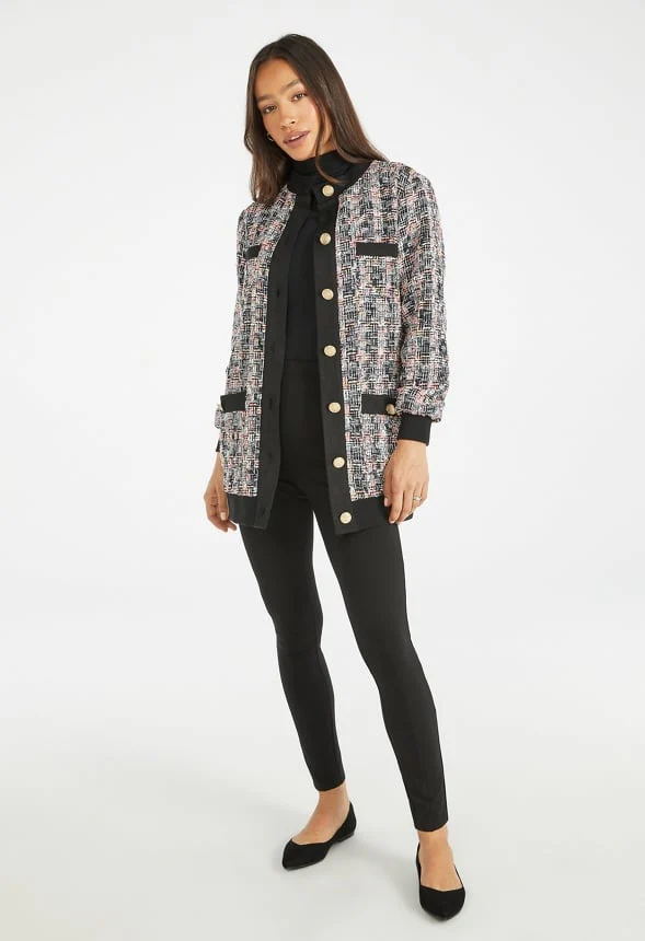 Tweed Cardigan Jacket - Image 4