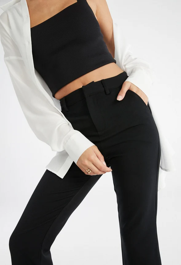 Twill Crop Trouser - Image 3