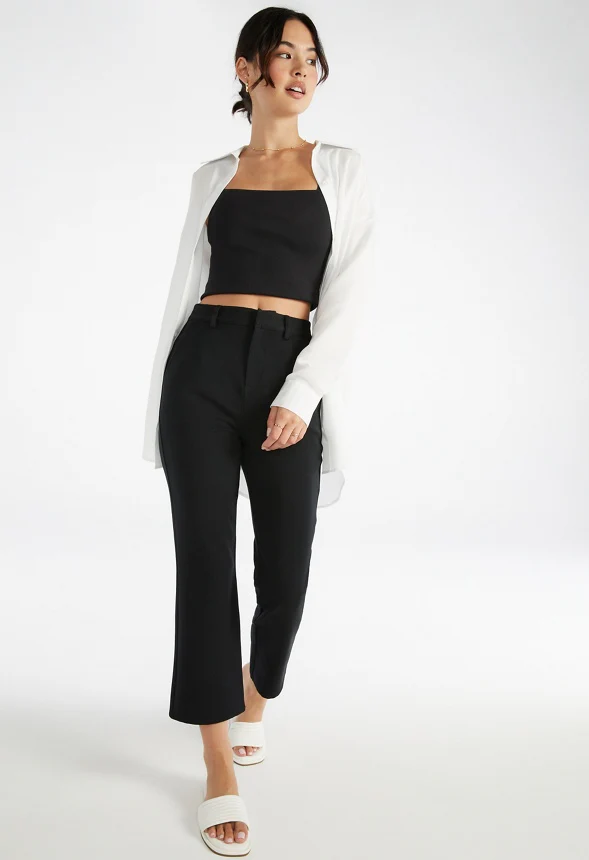 Twill Crop Trouser - Image 4
