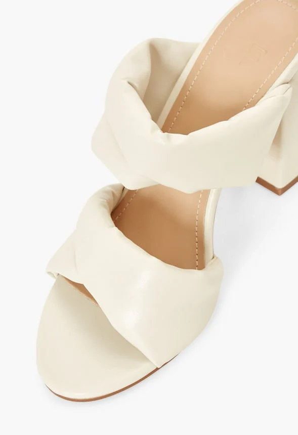 Twist And Shout Mule Heeled Sandal - Image 4