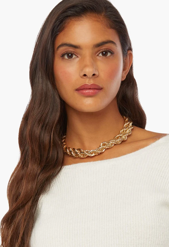 Twisted Chain Necklace - Image 3