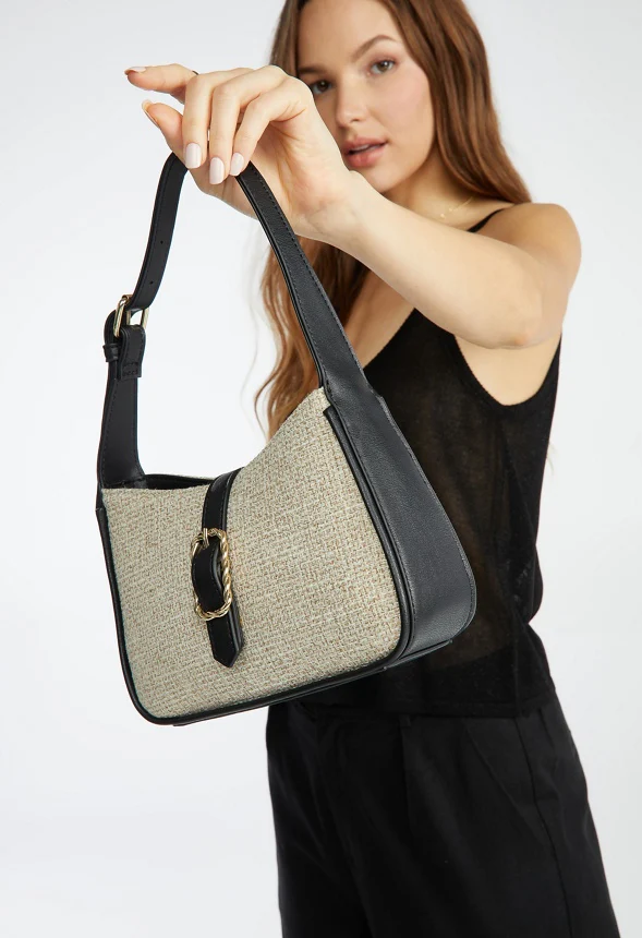 Twisted Hardware Shoulder Bag - Image 3