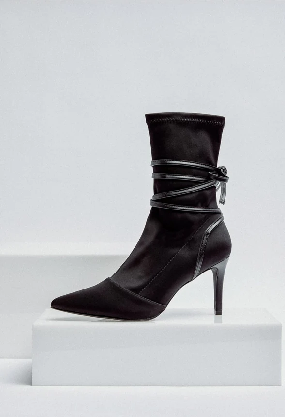Tychon Pointed Toe Bootie - Image 5