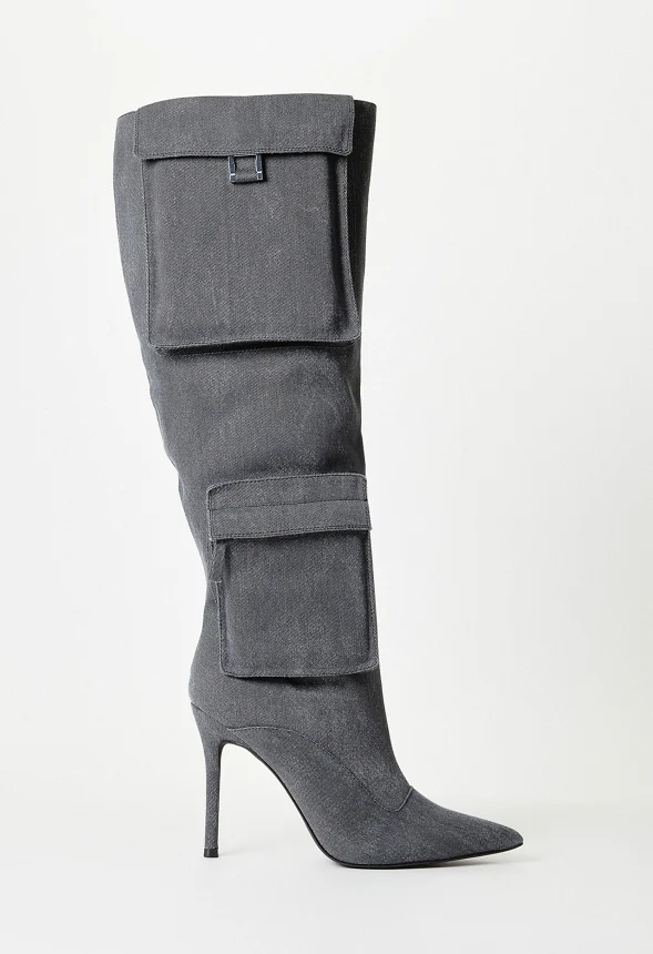 Tyla Slouchy Stiletto Boot - Image 3