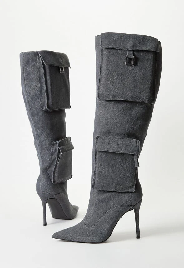 Tyla Slouchy Stiletto Boot - Image 5