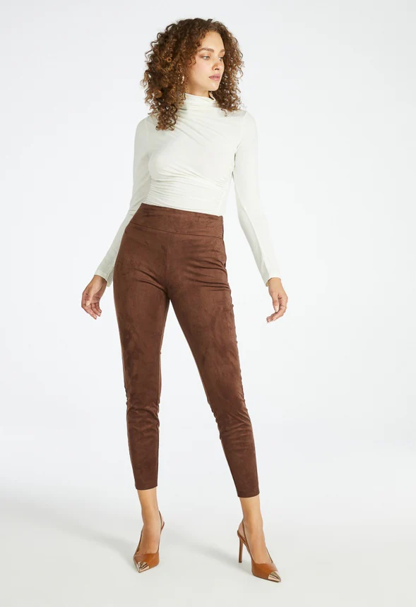 Ultra Suede Skinny Leggings - Image 4