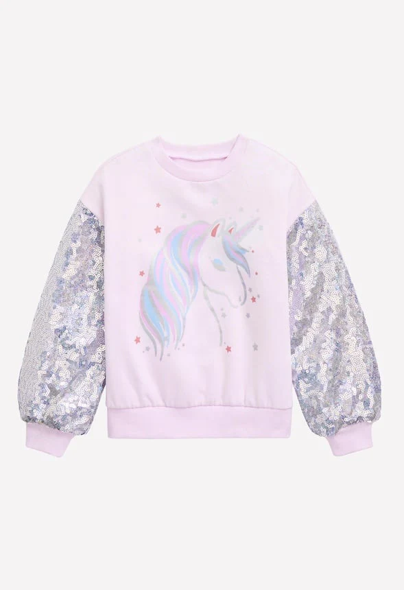 Unicorn Sequin Sweatshirt - Image 2