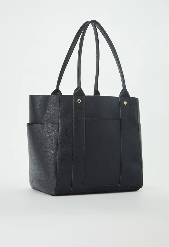 Unlined Multi Pocket Tote - Image 2