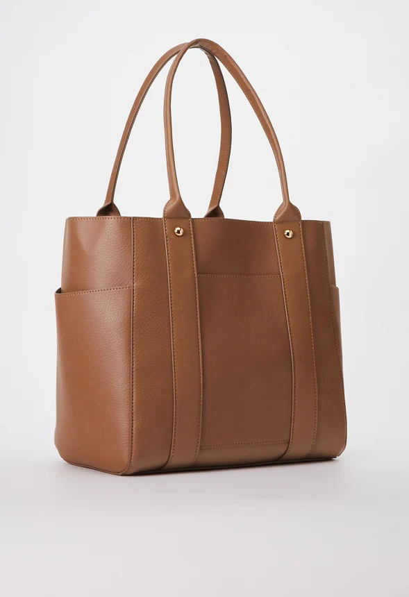 Unlined Multi Pocket Tote - Image 2