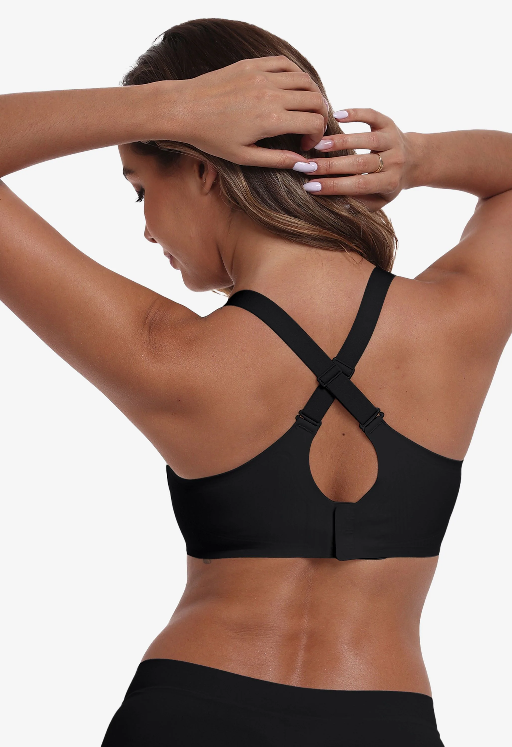 Cloudy V-Neck Support Wireless Bra - Image 3