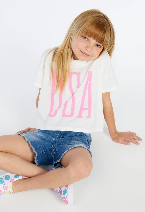 USA Cropped Tee - Image 2