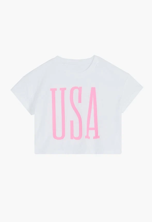 USA Cropped Tee - Image 4