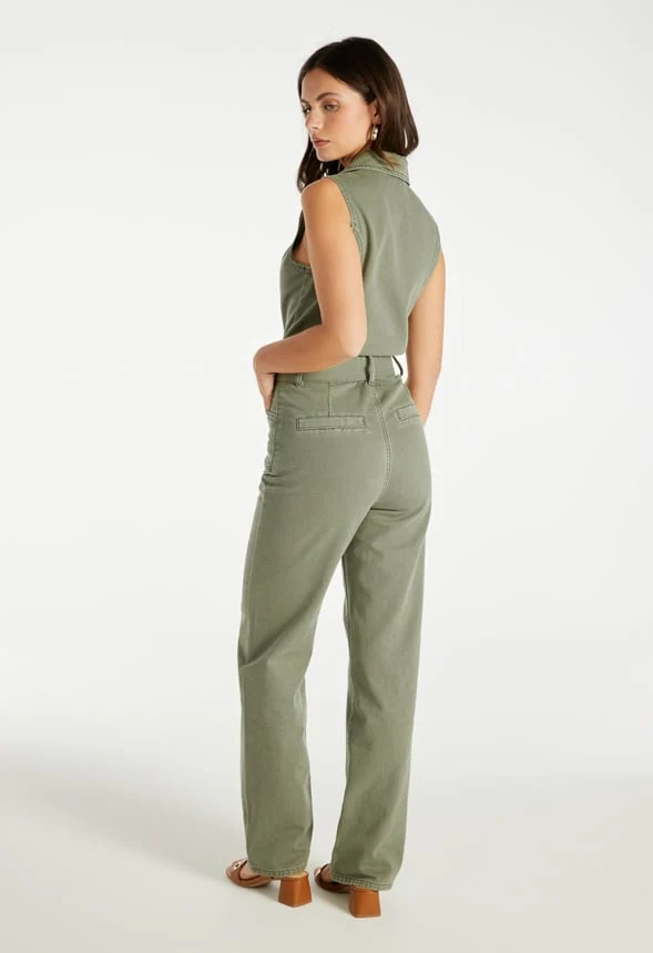 Utility Belted Jumpsuit - Image 2