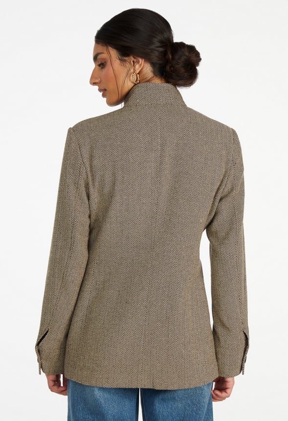 Utility Herringbone Coat - Image 2