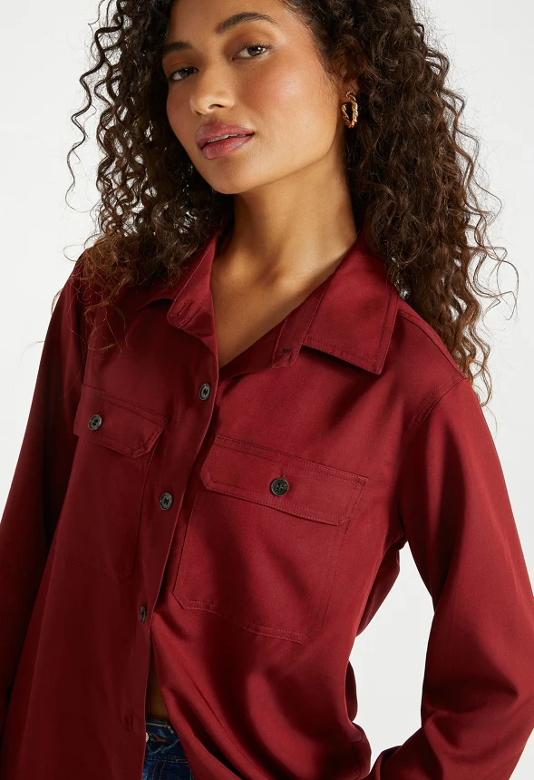 Utility Menswear Shirt - Image 3