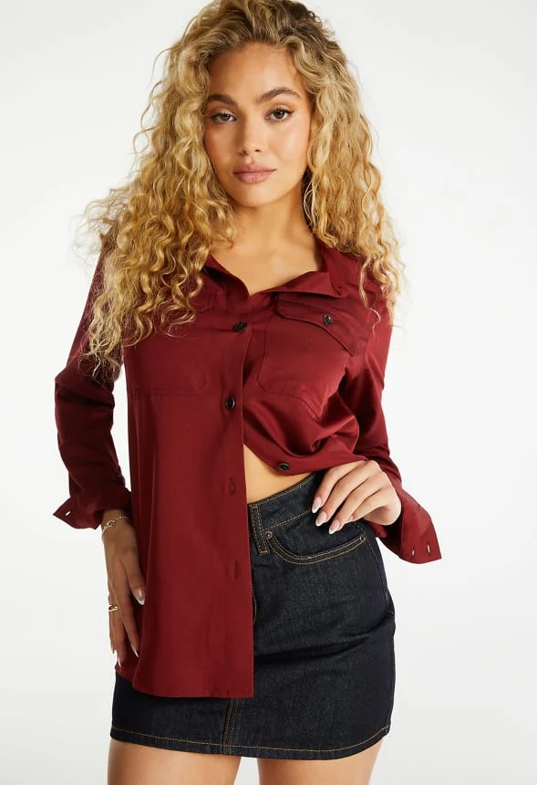 Utility Menswear Shirt - Image 5