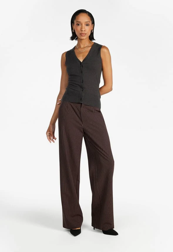V-Neck Sweater Vest - Image 2