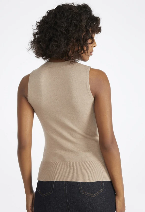 V-Neck Sweater Vest - Image 2