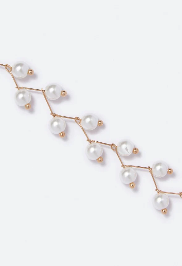 Vanessa Delicate Pearl Necklace - Image 3