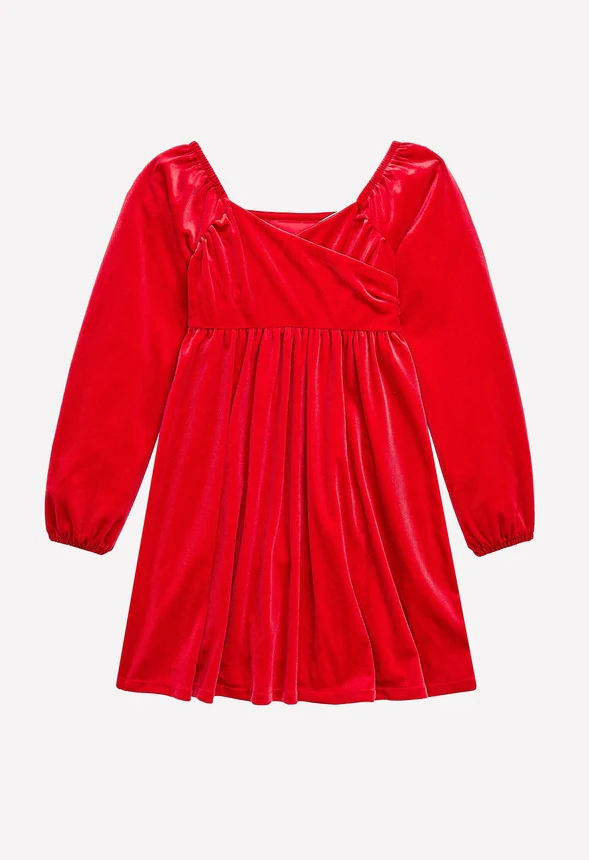 Velour Babydoll Dress - Image 3