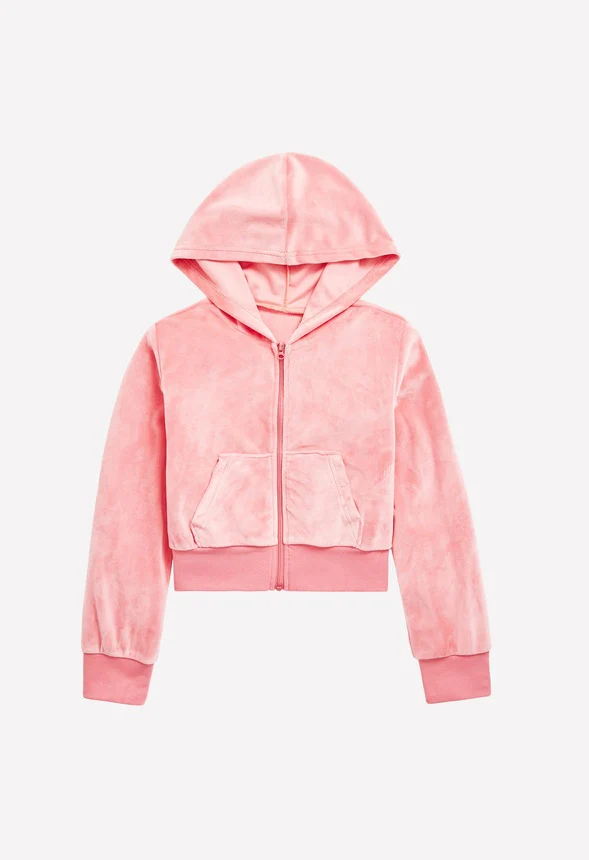 Velour Zip Up Hoodie - Image 2