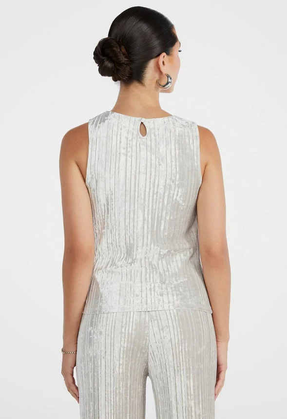 Velvet Plisse Tank - Image 2