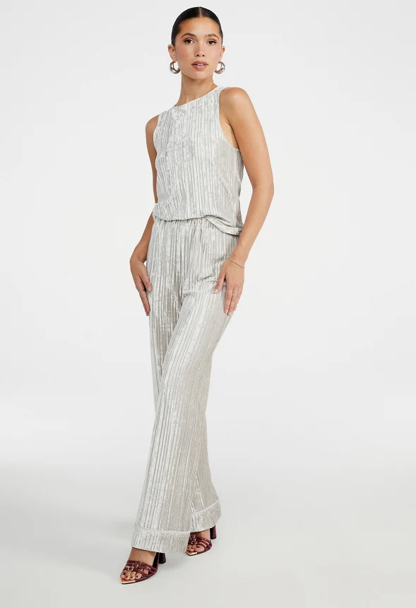 Velvet Plisse Tank - Image 5