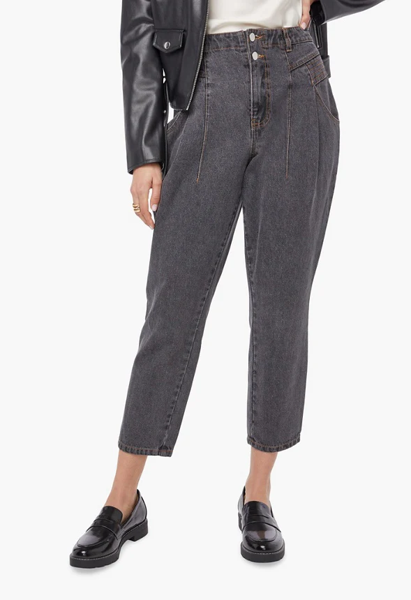 Victorian Detail Straight Leg Jeans - Image 2