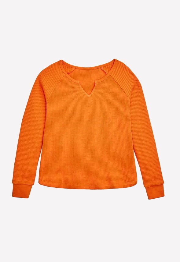 Waffle Raglan Top - Image 2