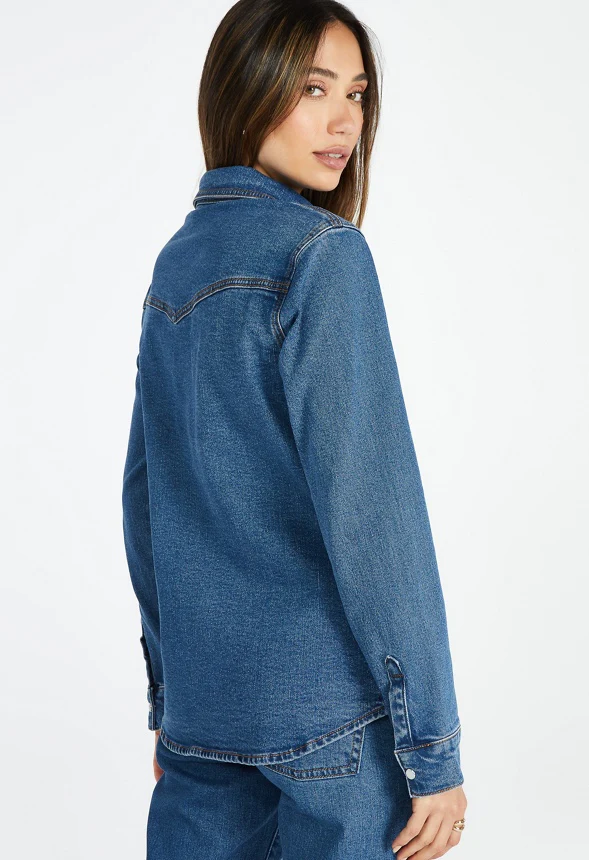 Western Denim Shirt - Image 2