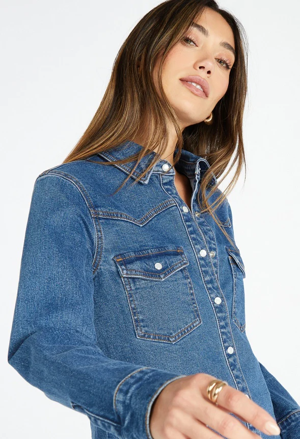 Western Denim Shirt - Image 3
