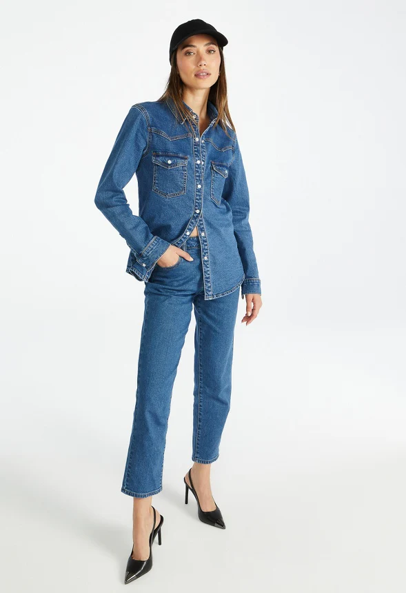 Western Denim Shirt - Image 6