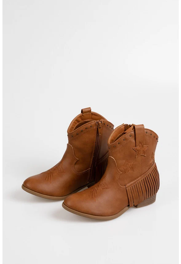 Western Fringe Ankle Boot - Image 2